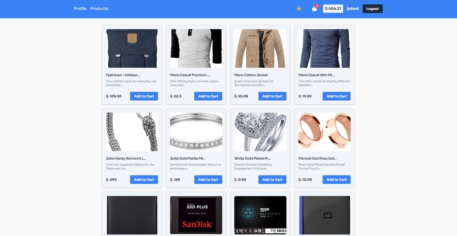 E-COMMERCE APP