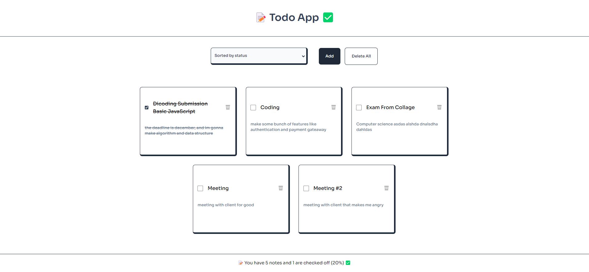 TODO APP
